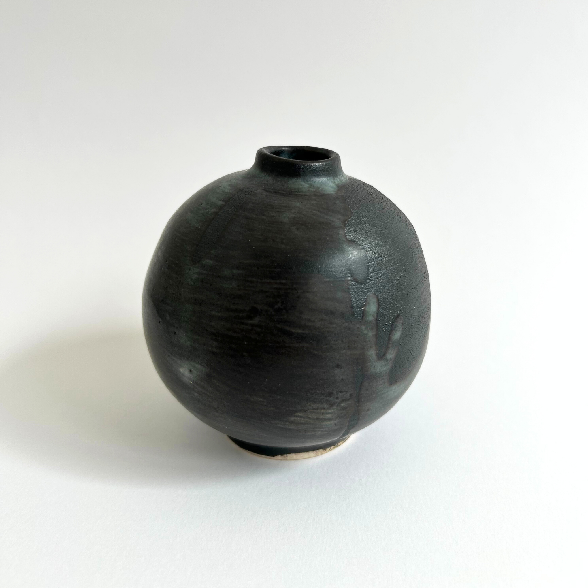 Bud Vase - Black glaze